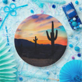 サンセットサボットデザートダスク ペーパープレート (パーティー)