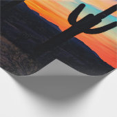 サンセットサボットデザートダスク ラッピングペーパー (角)