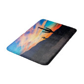 サンセットサボテンデザートダスク バスマット (アングル)