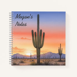 サンセットサボテン ノートブック