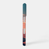 サンセットサボテン・レトロ iPhone 16ケース (右側面)
