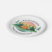 サンセットサマーバケーションキャンピングファミリー懇親会 ペーパープレート (アングル)