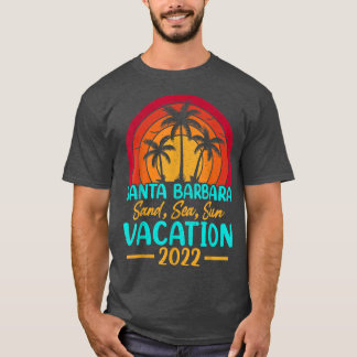 サンセットサマーバケーション2022カリフォルニアSanta Barba Tシャツ