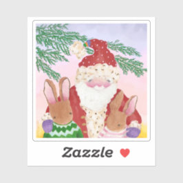 サンセットサンタステッカー シール