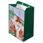 サンセットサンタ&バンニースミディアム抱き枕 ミディアムペーパーバッグ (正面アングル)