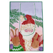 サンセットサンタ&バンニースミディアム抱き枕 ミディアムペーパーバッグ (裏面)