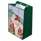 サンセットサンタ&バンニースミディアム抱き枕 ミディアムペーパーバッグ (裏面アングル)