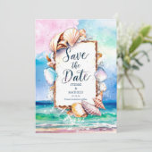 サンセットサンビーチ結婚式 セーブザデート (スタンド正面)