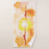 サンセットサンライズ絵画スカイの天国、雲、鳥 バスタオル (バスタオル)