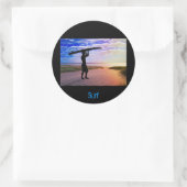 サンセットサーファーサンド&クラウド ラウンドシール (バッグ)