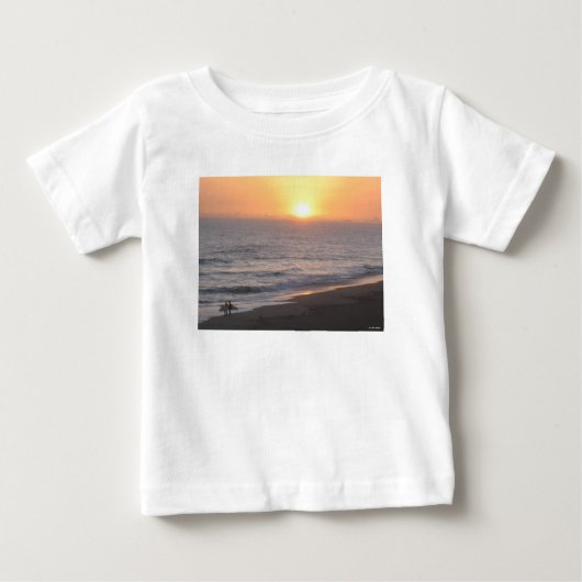 サンセットサーファー ベビーTシャツ (正面)