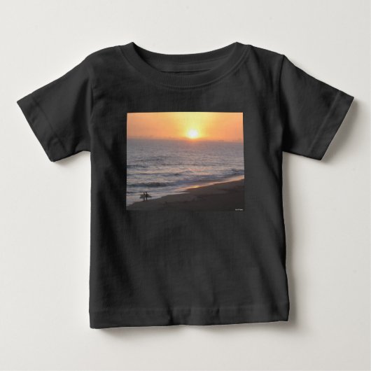 サンセットサーファー ベビーTシャツ (正面)