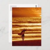 サンセットサーファー ポストカード (正面/裏面)