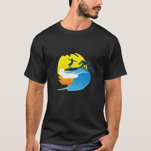 サンセットサーファー Tシャツ (正面)