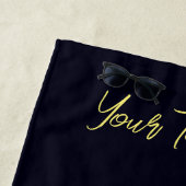 サンセットサーフグロー ビーチタオル (インサイチュ)