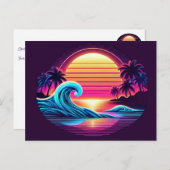 サンセットサーフグロー ポストカード (正面/裏面)