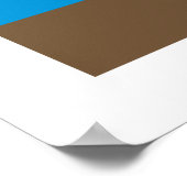 サンセットサーフプリント ポスター (角)