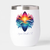 サンセットサーフボードカール (背面)