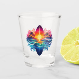 サンセットサーフボードカール ショットグラス
