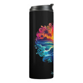 サンセットサーフボードカール タンブラー (回転左)