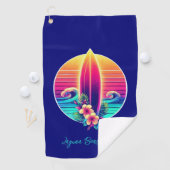 サンセットサーフボードパラダイス – ゴルフタオル (インサイチュ)