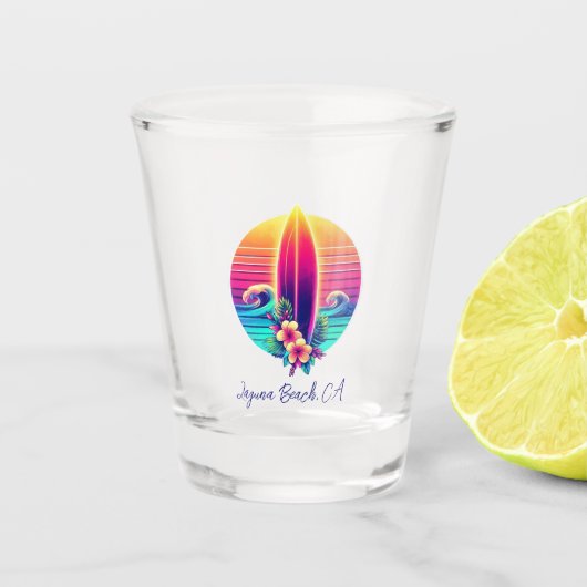 サンセットサーフボードパラダイス – ショットグラス (正面)