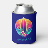 サンセットサーフボードパラダイス –  缶クーラー (缶正面)