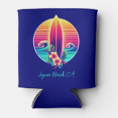 サンセットサーフボードパラダイス –  缶クーラー (正面)