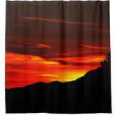 サンセットシオン国立公園ユタシャワーカーテン シャワーカーテン (正面)