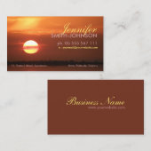 サンセットシャインビジネスカード 名刺 (正面/裏面)