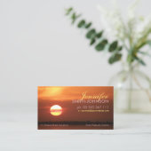サンセットシャインビジネスカード 名刺 (スタンド正面)