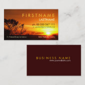 サンセットシャインビジネスカード 名刺 (正面/裏面)