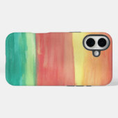 サンセットショアーズ抽象芸術アート Case-Mate iPhoneケース (裏面 (横))