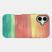 サンセットショアーズ抽象芸術 iPhoneケース (裏面横)