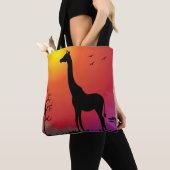 サンセットショルダートートのキリン トートバッグ (クローズアップ)
