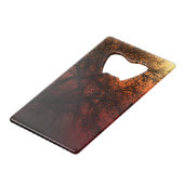 サンセットシルエットウィンターツリー クレジットカード栓抜き (裏面アングル)