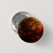 サンセットシルエットウィンターツリー 缶バッジ (正面&裏面)