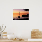 サンセットシルエットポスター ポスター (キッチン)