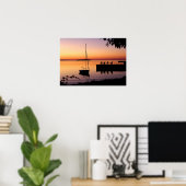 サンセットシルエットポスター ポスター (ホームオフィス)