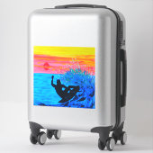 サンセットシルエット シール (スーツケース)