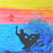 サンセットシルエット シール (正面)