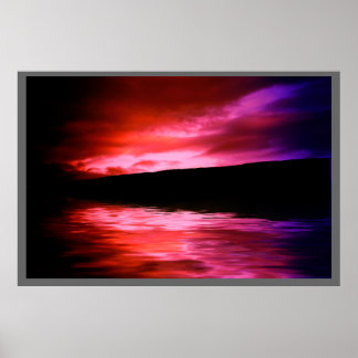 サンセットシルエット ポスター