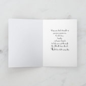 サンセットシルボート悔やみや弔慰 カード (内部)