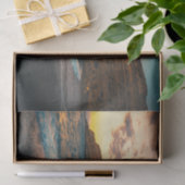 サンセットシーウェーブサンディビーチロック 薄葉紙 (ギフト)