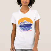 サンセットシーカークルーズ船Tシャツ Tシャツ (正面)