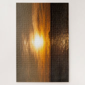 サンセットシースケープ写真 ジグソーパズル (縦)