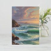 サンセットシースケー絵を描プのアートワーク シーズンカード (スタンド正面)