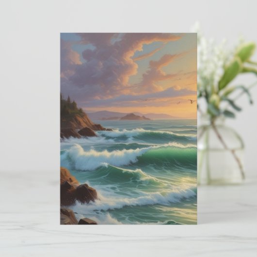 サンセットシースケー絵を描プのアートワーク シーズンカード (スタンド正面)