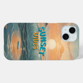 サンセットシービューフォンケース Case-Mate iPhoneケース (裏面 (横))