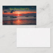 サンセットシーボートショア 名刺 (正面/裏面)